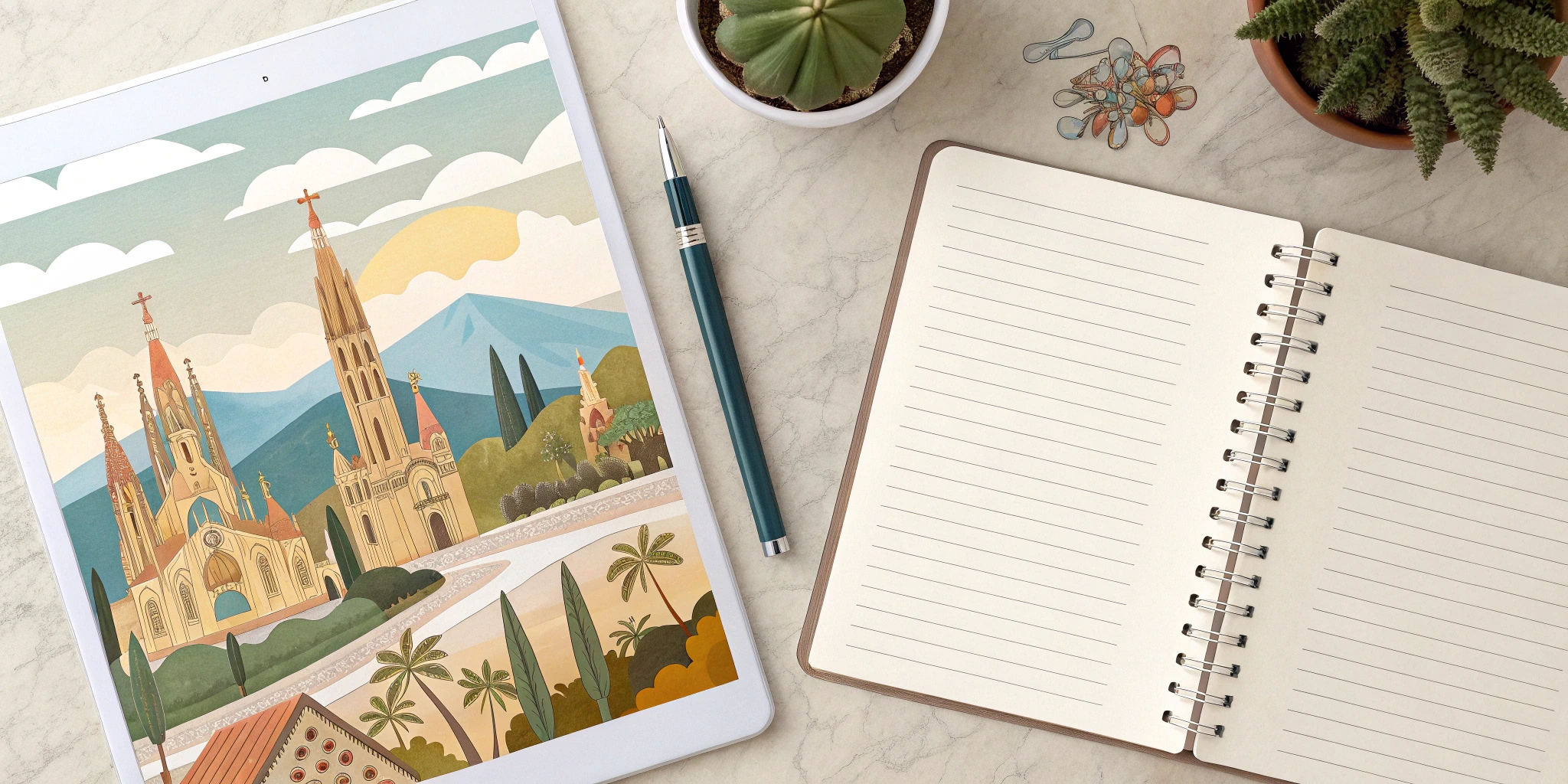 Spain Family Travel Planner and Journal