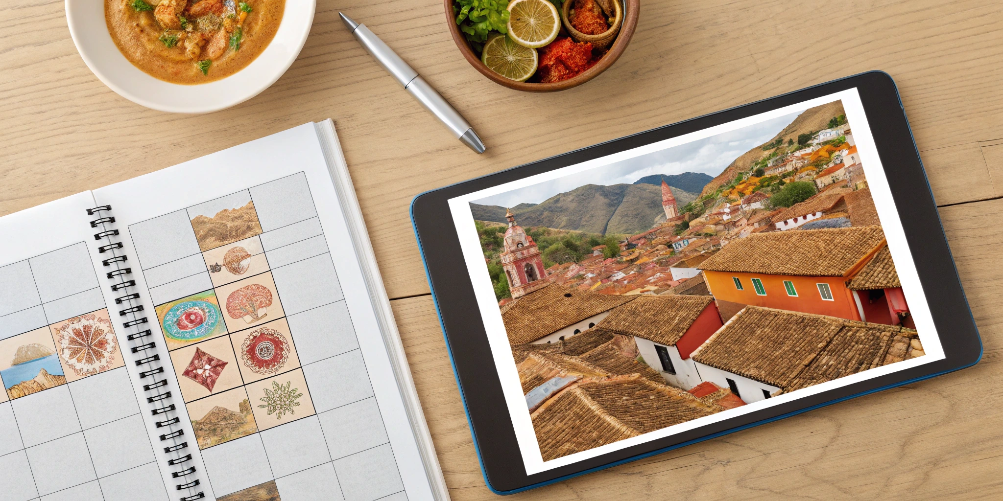 South American Culinary Trip Planner & Travel Journal