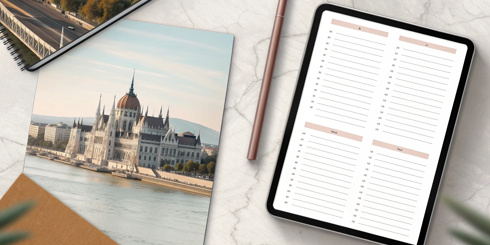 Budapest Travel Journal & Planner Template