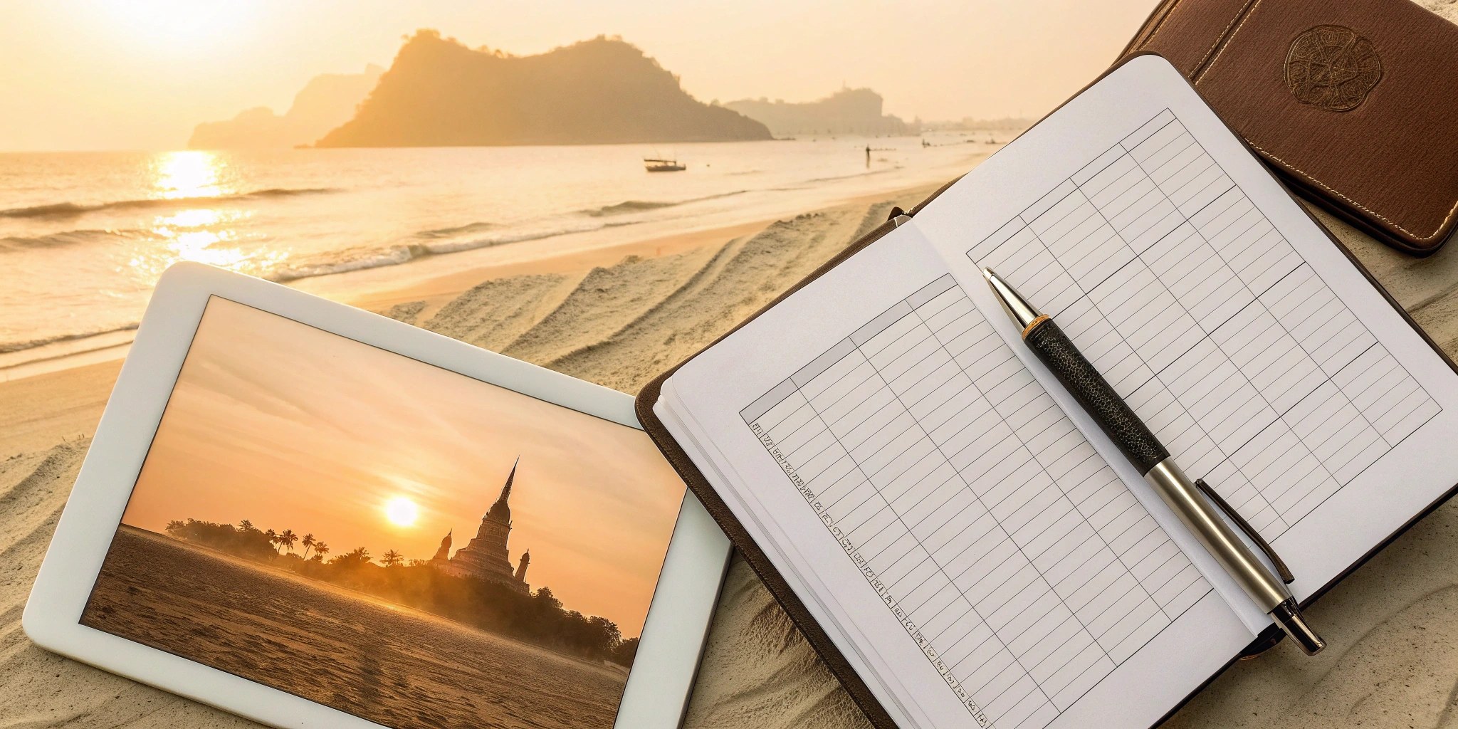 Thailand Travel Budget Planning Sheets