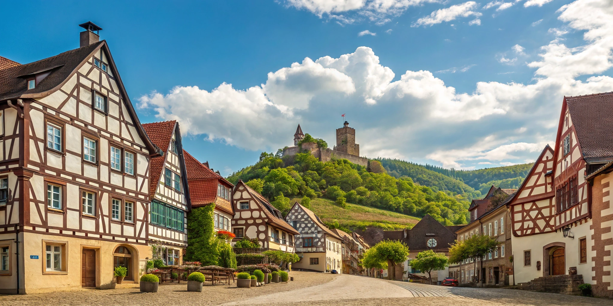 Historic German Town Poster Collection