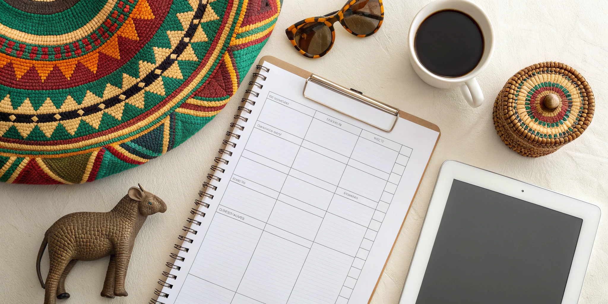 Family Africa Travel Preparation & Budget Planner