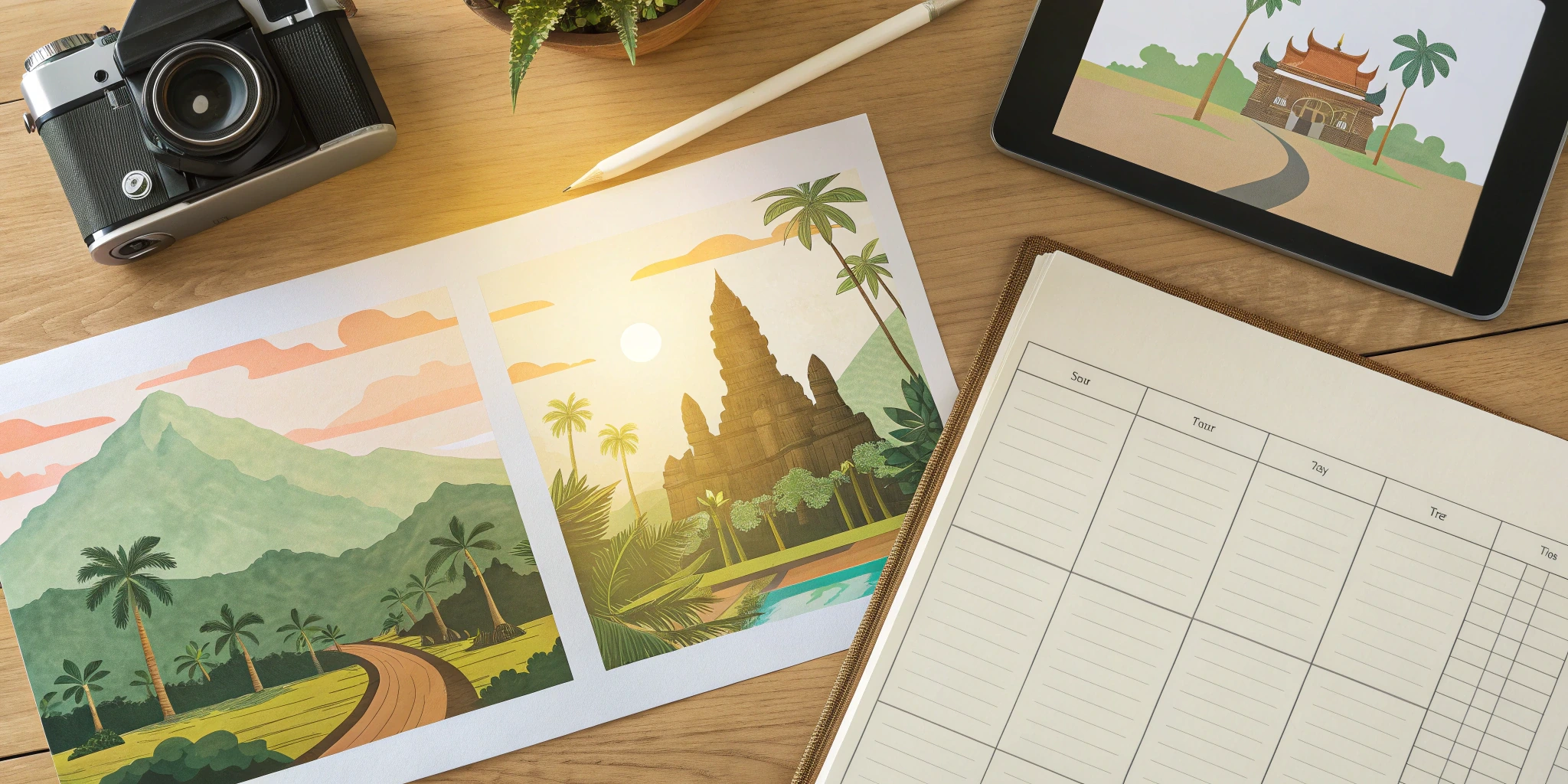 Cambodia Adventure Itinerary Planning Templates