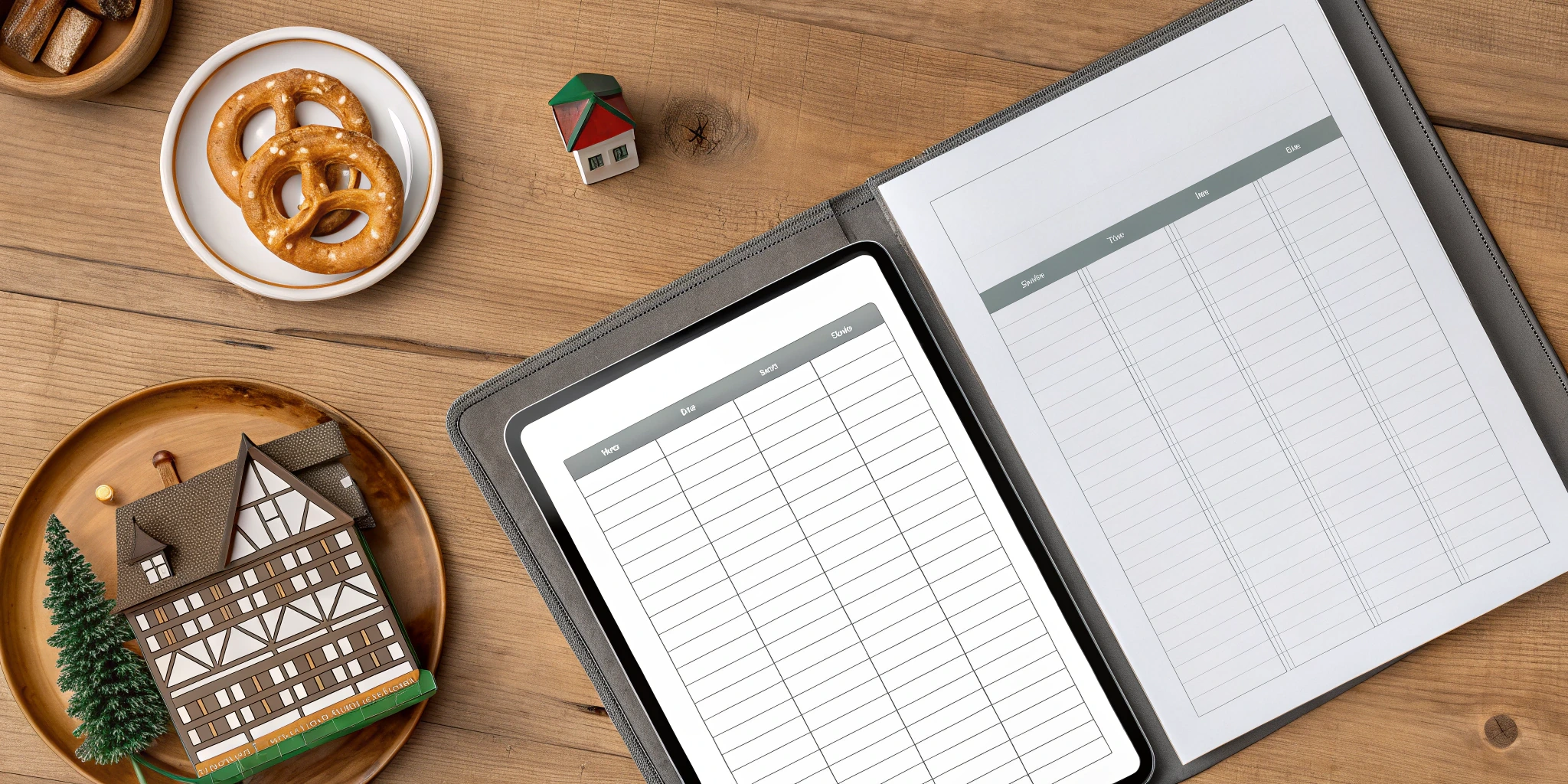 Germany Food Journey Budget Planner