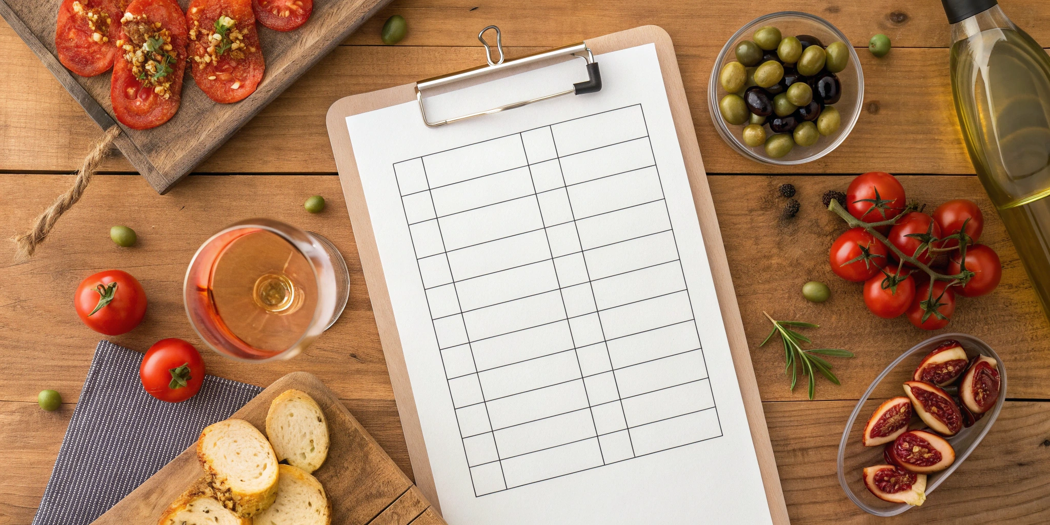 Spanish Food Festival Packing Checklist