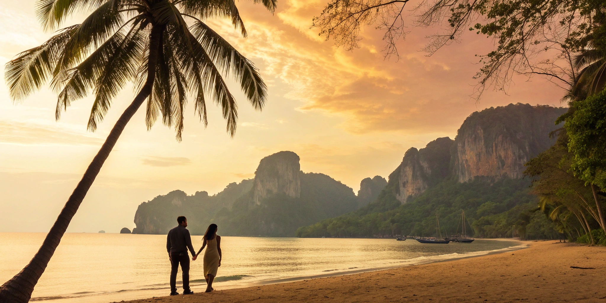 Romantic Thailand Couples Travel Poster Collection