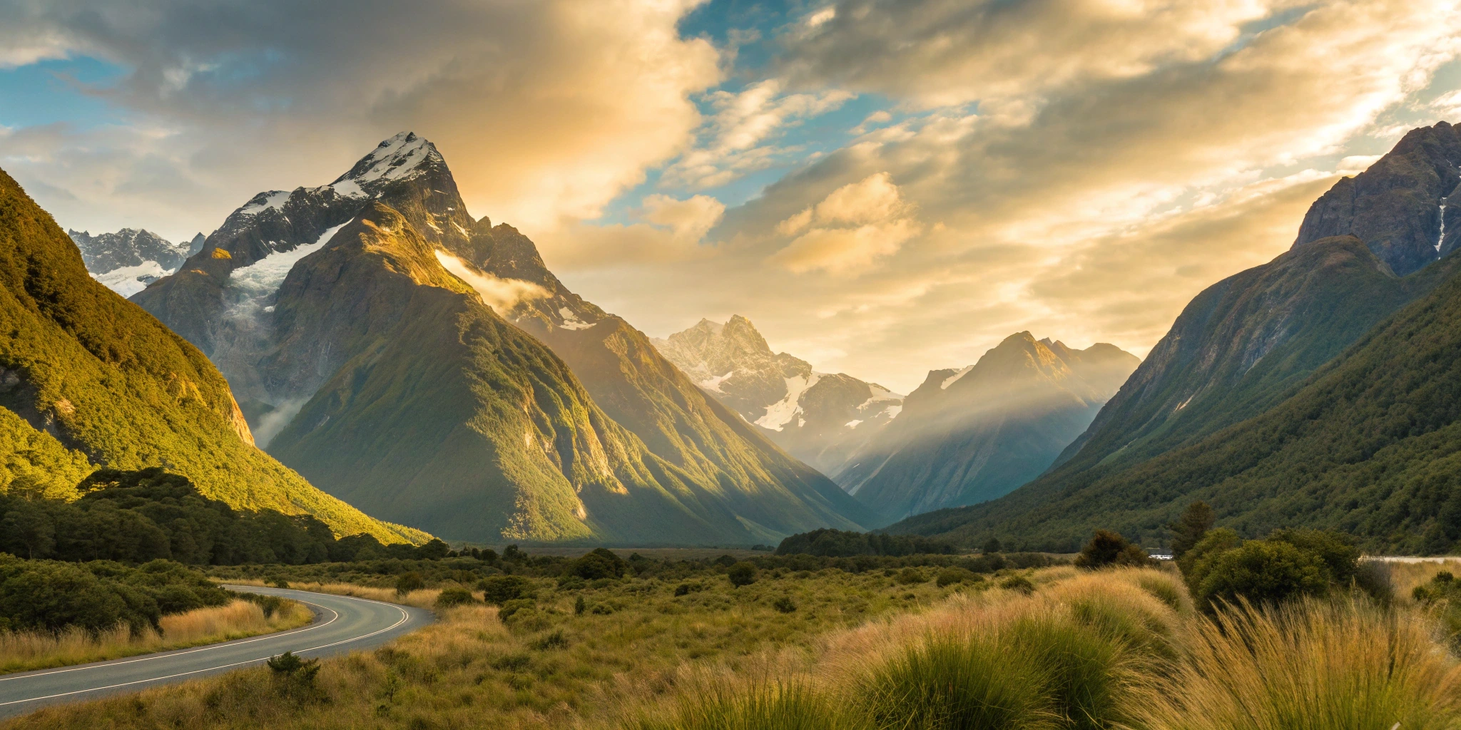 New Zealand Mountain Passes Adventure Wall Art Set