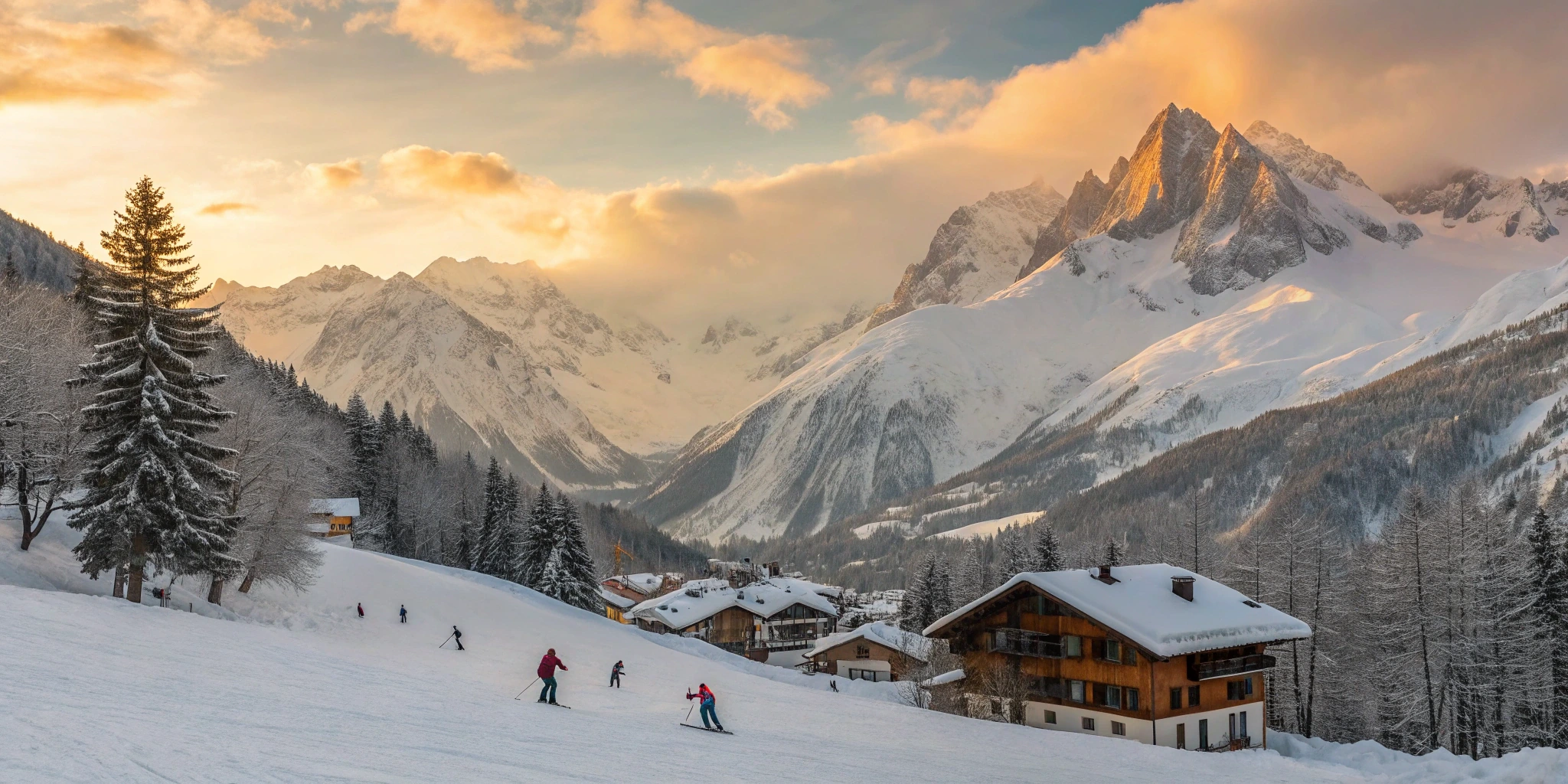 French Alpine Adventure Travel Poster Set