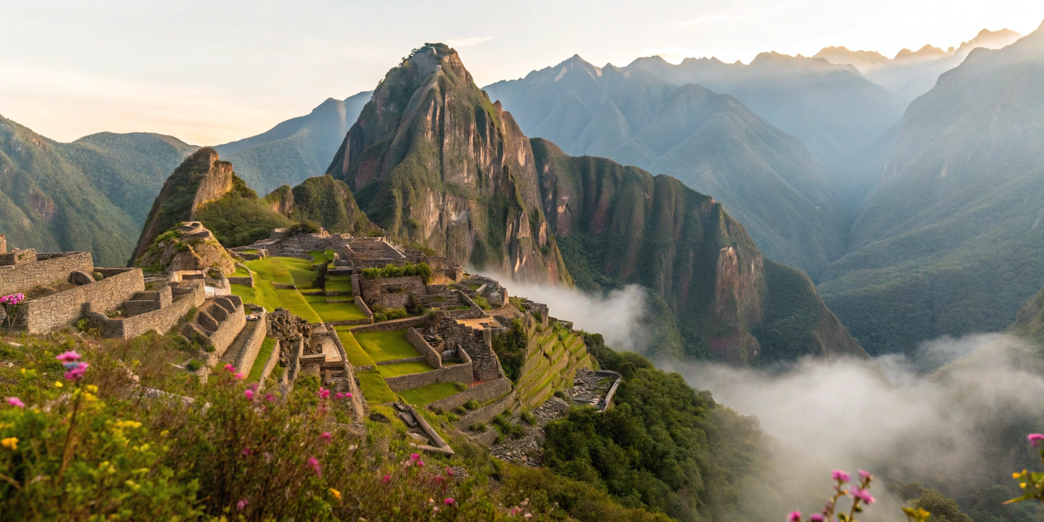 Machu Picchu Panoramic Wall Print Set