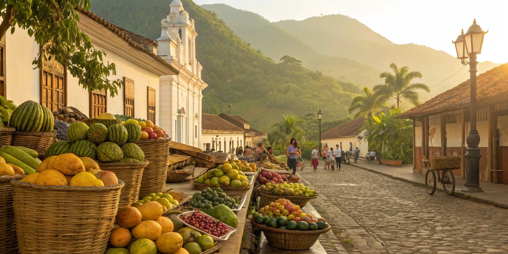 Colombian Culinary Landscapes Digital Art Collection