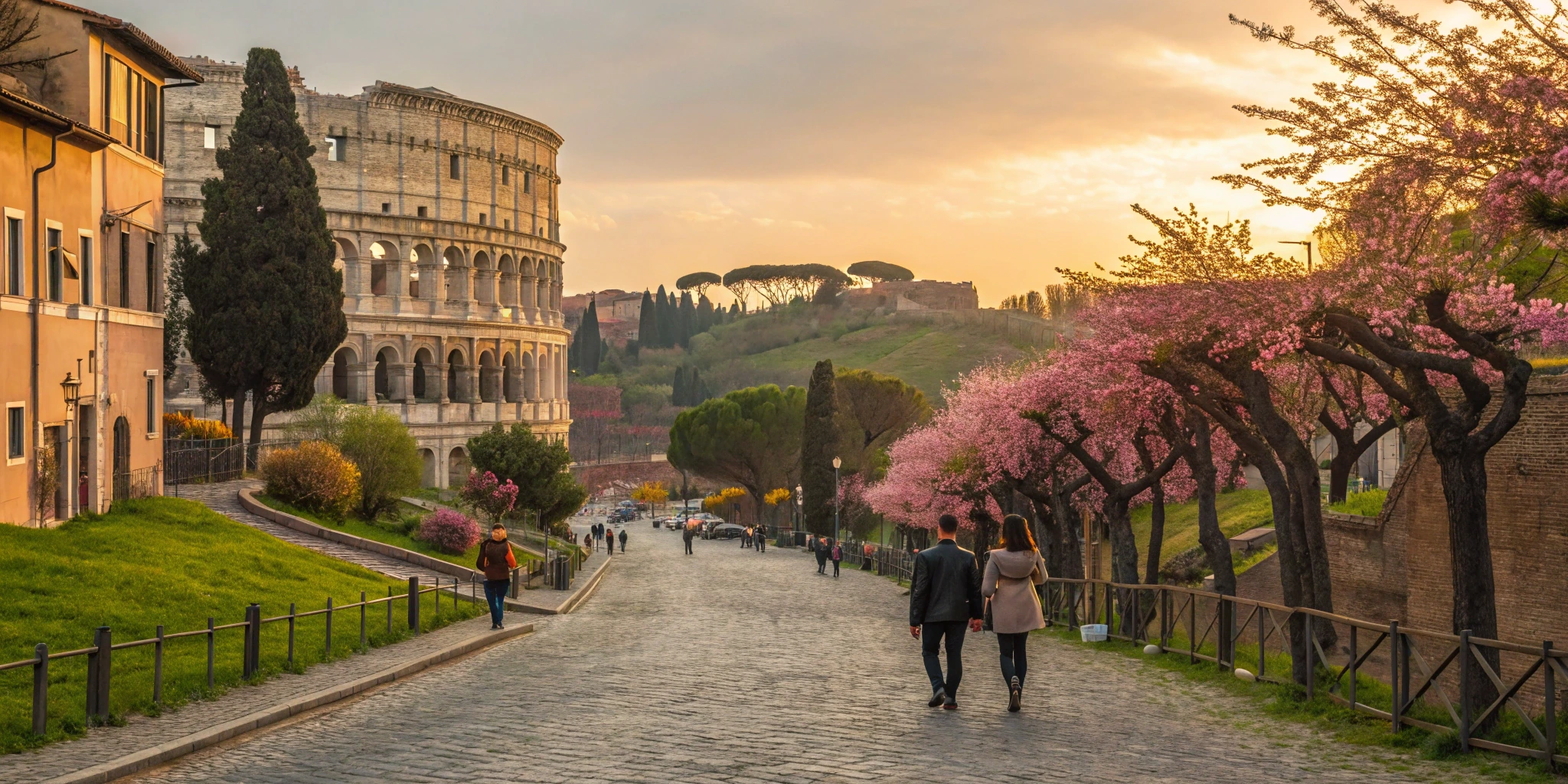 Romantic Italian Landmarks Coloring Collection