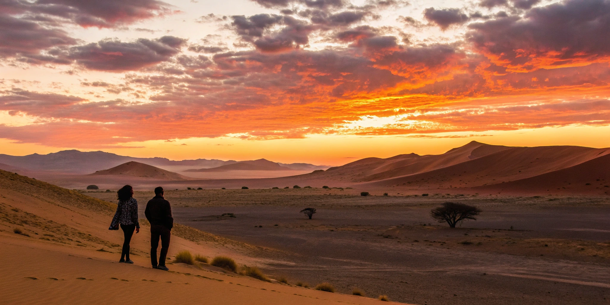 Namib Desert Sunset Art Collection