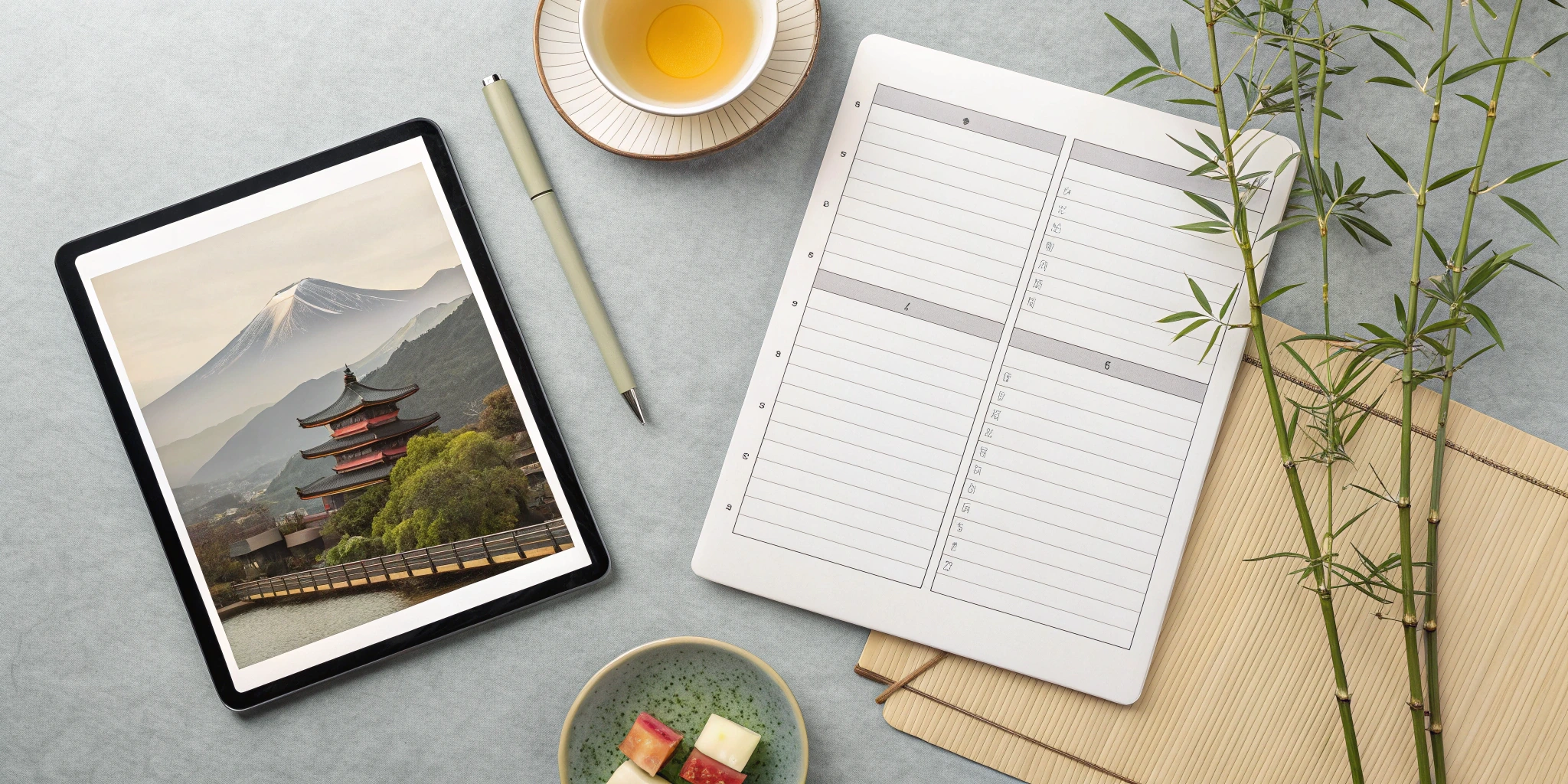 Japanese Food Tour Itinerary Template