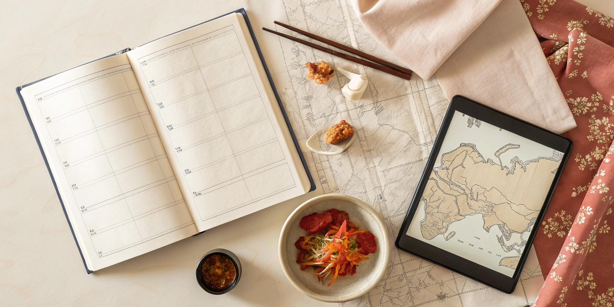 South Korean Culinary Travel Planner & Journal