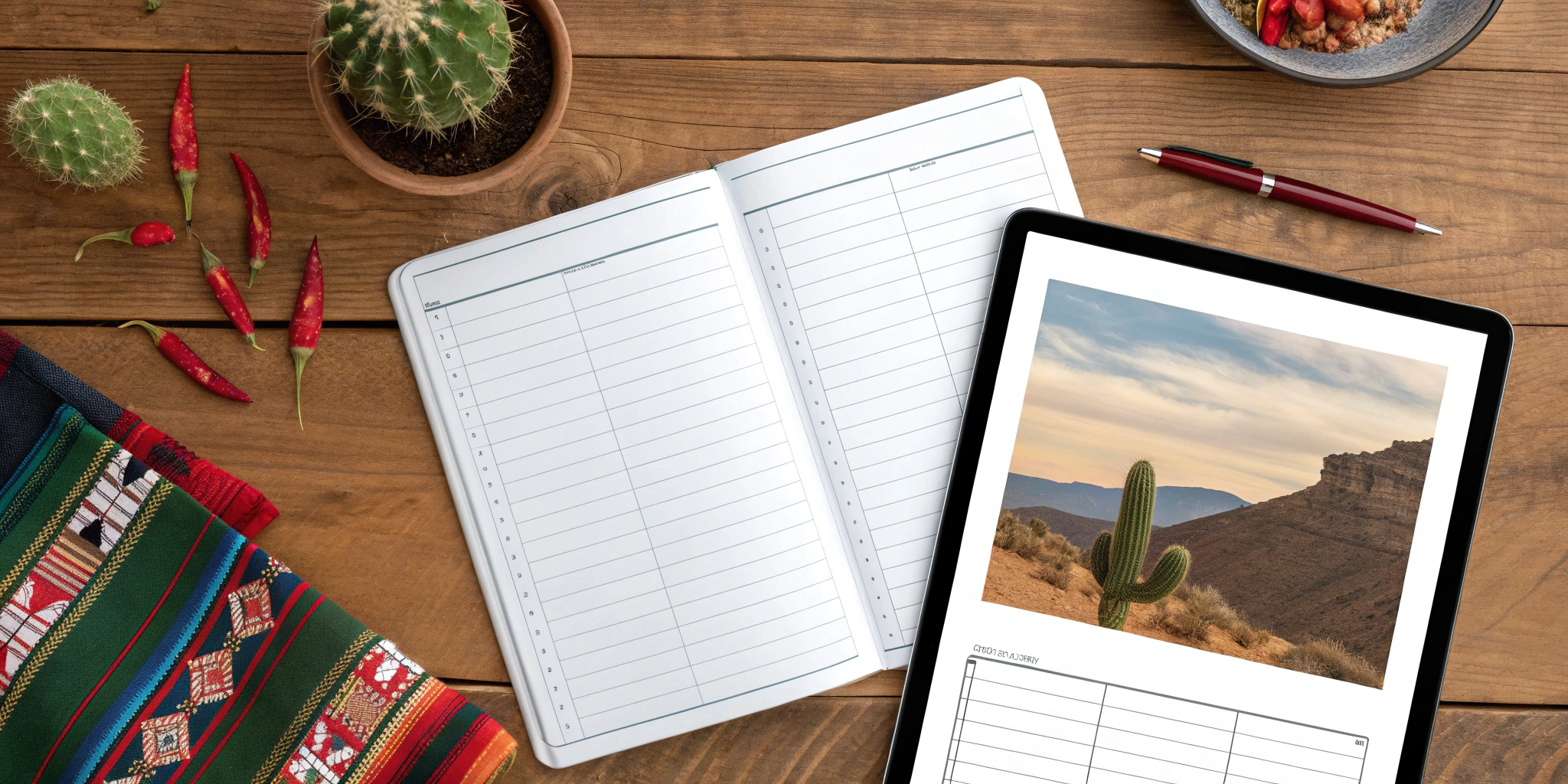 Chilean Food Journey Budget Planner