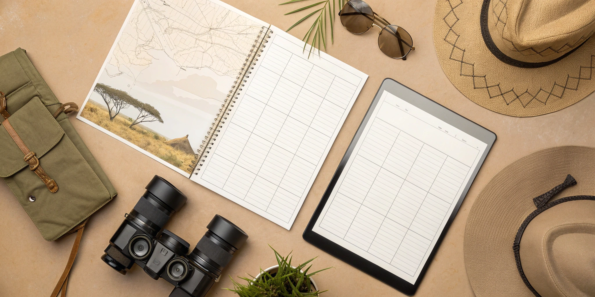 Couples Safari Packing & Preparation Planner