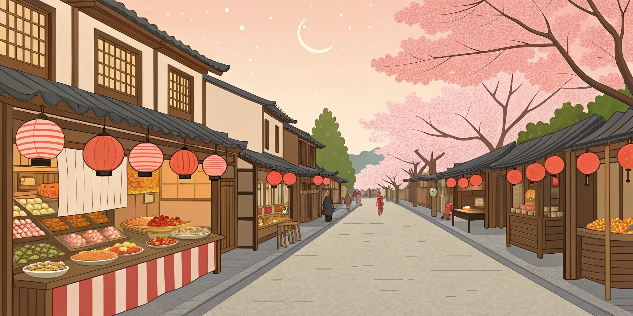 Japanese Food Landmark Poster Collection